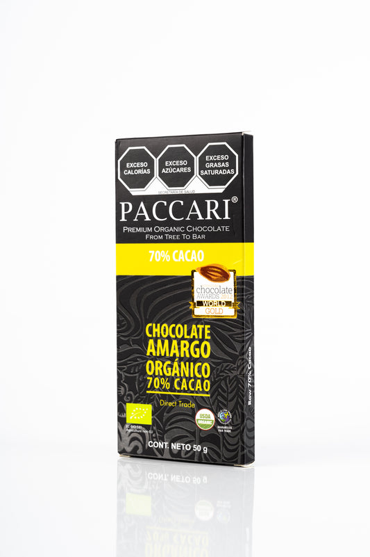 Chocolate Organico 70% Cacao